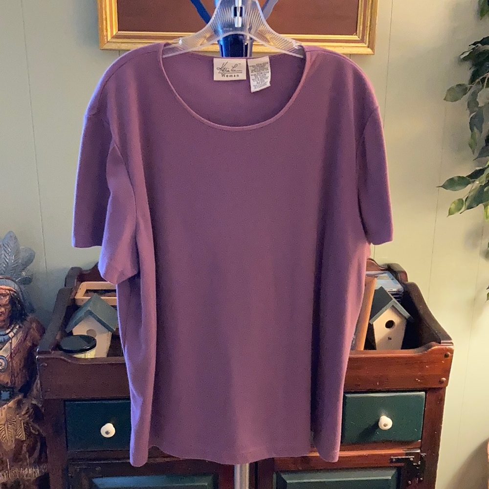 Kathie Lee Woman vintage short sleeve top 22W/24W
